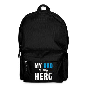 My father is my hero - Backpack - black - Front