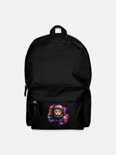 Astro Katze - Rucksack - Schwarz