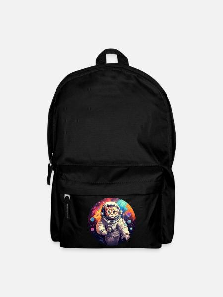 Cat Astronaut - Backpack - black
