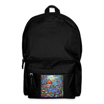 Aquarium - Rucksack - Schwarz - Vorne
