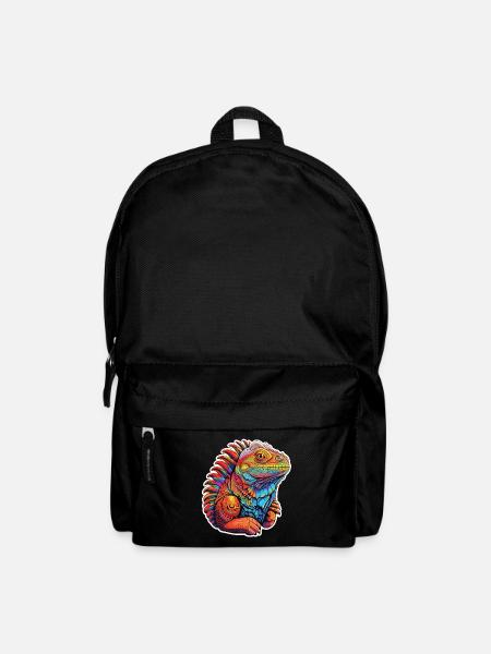 Bezaubernde Leguan - Rucksack - Schwarz