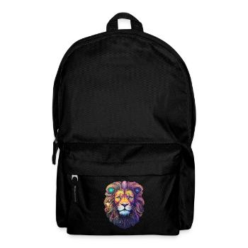 Löwe Himmlisch - Himmlische Gelassenheit - Rucksack - Schwarz - Vorne