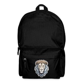 Tête de Lion Crinière de Lion - Sac à dos - noir - Devant