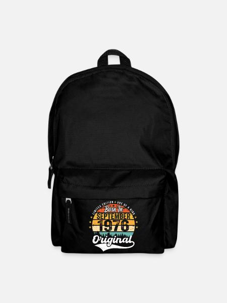 September 1976 Jubiläum 1976 September - Rucksack - Schwarz