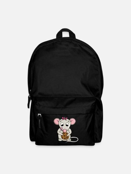 Mouse Finds Cookie - Backpack - black