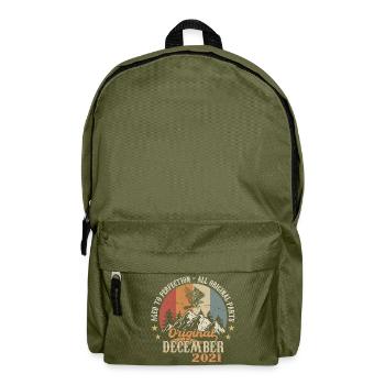 Dezember 2021 Jubiläum 2021 Legenden Dezember - Rucksack - Olivgrün - Vorne