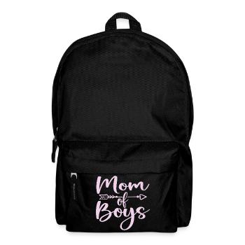 Mama von Jungen - Muttertagsgeschenk - Rucksack - Schwarz - Vorne