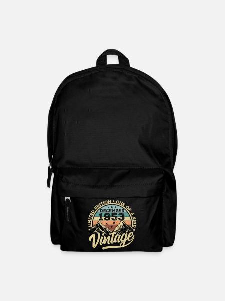 Original Décembre 1953 - Cadeau d’anniversaire 72e - Sac à dos - noir