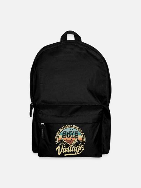 Original Dezember 2012 - 13. Geburtstag Geschenk - Rucksack - Schwarz