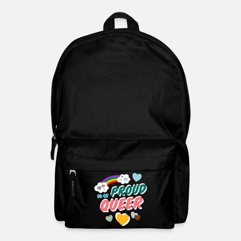 Proud to be Queer - Rucksack - Schwarz