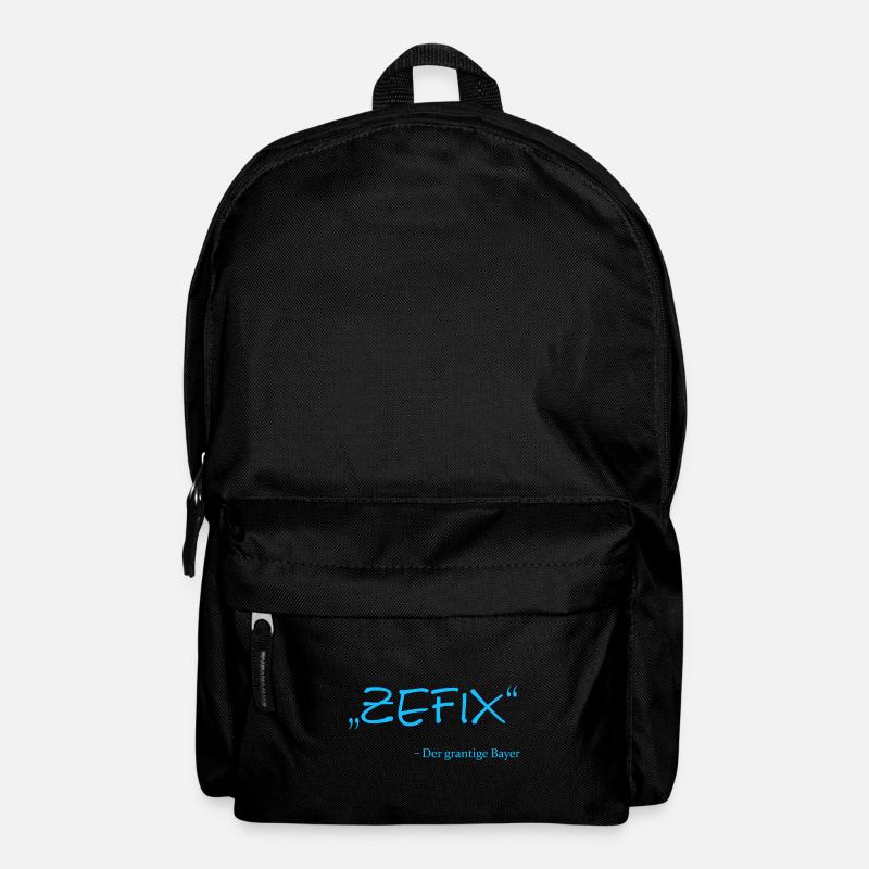 Zefix, Der grantige Bayer - Rucksack - Schwarz