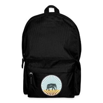 Eléphant - Sac à dos - noir - Devant