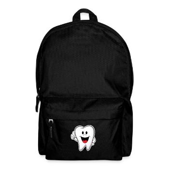 Tooth dentist teeth - Backpack - black - Front