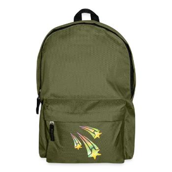 shooting stars - Backpack - olive green - Front