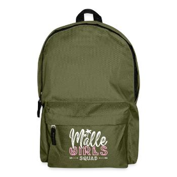 Malle girls squad - Rucksack - Olivgrün - Vorne