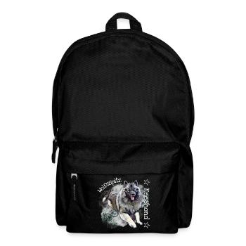 Wolfsspitz Shirt Accessoires - Keeshond Seelenhund - Rucksack - Schwarz - Vorne