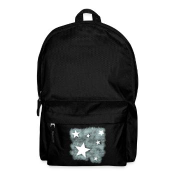 Sterne am Nachthimmel, Sternenhimmel. - Rucksack - Schwarz - Vorne