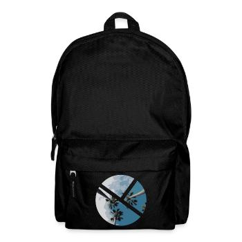 palmier - Sac à dos - noir - Devant