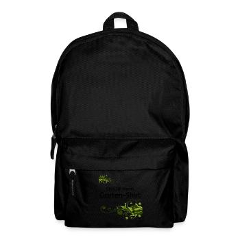 Garten Shirt - Rucksack - Schwarz - Vorne