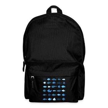 Die kleinen Fische - Rucksack - Schwarz - Vorne