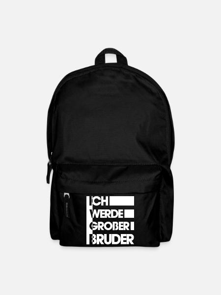 Bruder Geschwister Brüder - Rucksack - Schwarz