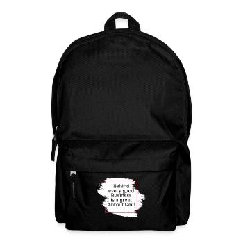 Accountant Accounting Cpa Funny Saying Gift - Backpack - black - Front