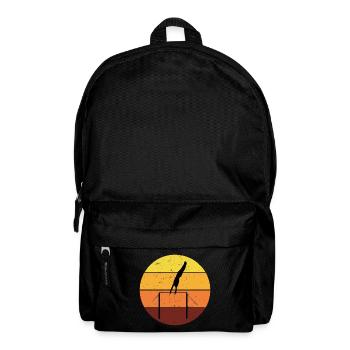 Artistic Gymnastics Horizontal Bar Gymnast Vintage - Backpack - black - Front