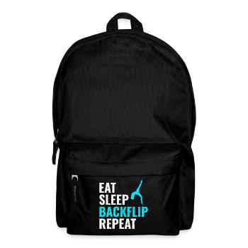 Gymnastik Turner Backflip Akrobatik Lustig - Rucksack - Schwarz - Vorne