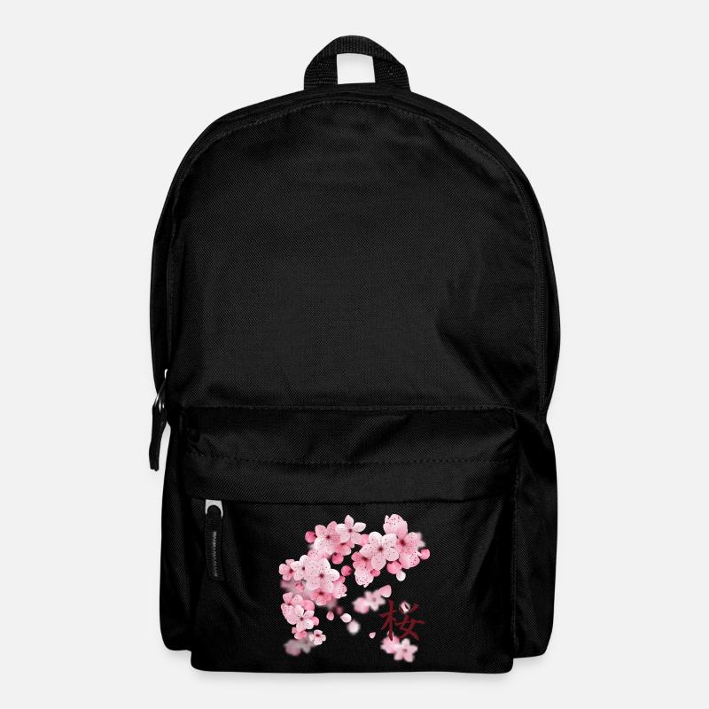 Japanische Kirschblüten - Sakura - Rucksack - Schwarz