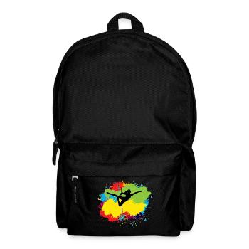 Pole Sport Tanz Tänzer Akrobatik Aquarell - Rucksack - Schwarz - Vorne