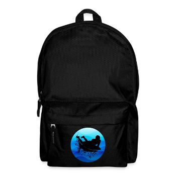Bodyboarding Bodyboarder Surfing Sea Water Sport - Backpack - black - Front