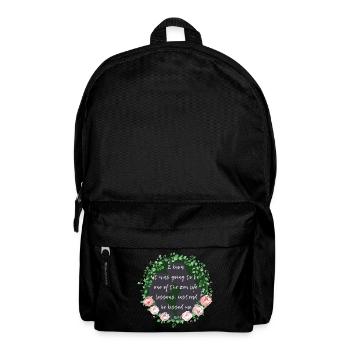Rose Hathaway Zitat, Vampire Academy Rochelle Mead - Rucksack - Schwarz - Vorne