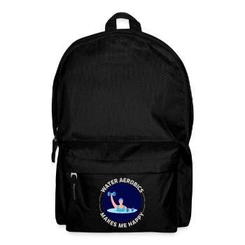 Water aerobics Aquatic fitness Aqua Exercise - Backpack - black - Front