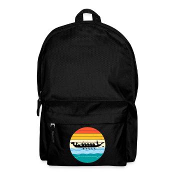 Dragon Boat Racing Crew Paddlers Water Sport - Backpack - black - Front