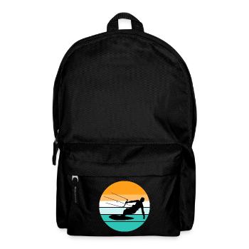 Kiteboarding Kiteboarder Kitesurfen Kitesurfen - Rucksack - Schwarz - Vorne