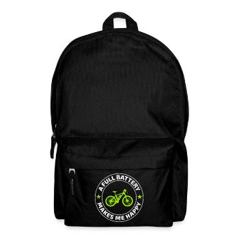 E-Bike Electric-Bike E-Cyclist Bicycling Rider - Backpack - black - Front