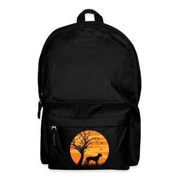 Schwarzwildbracke Slovenský Kopov Sonnenaufgang - Rucksack - Schwarz - Vorne