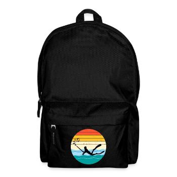 Chasse sous-marine Pêche sous-marine Vintage Retro - Sac à dos - noir - Devant