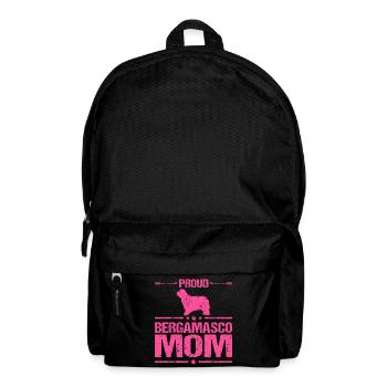 Bergamo Shepherd Dog Mom Mama Mistress Pink - Backpack - black - Front