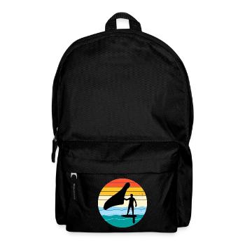 Wing Foiling Hydrofoil Surfen Surf Wassersport - Rucksack - Schwarz - Vorne
