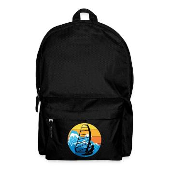 Windsurfing Windsurf Windsurfer Surf Water Sport - Backpack - black - Front