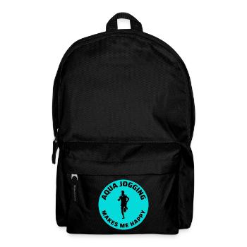 Deep Water Aqua jogging Pool Running Fitness - Backpack - black - Front