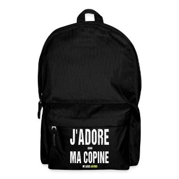 Jardinage ma copine me laisse jardiner humour - Sac à dos - noir - Devant
