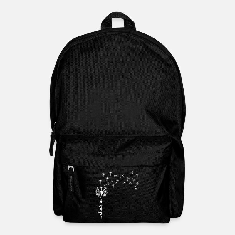 Shalom Dandelion design - Sac à dos - noir