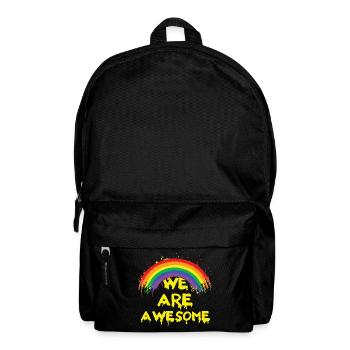 Famille LGBT Couples homosexuels - Sac à dos - noir - Devant