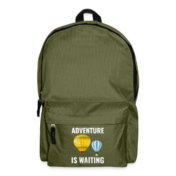 Hot Air Ballooning Hopper Balloon Ride Balloonist - Backpack - olive green - Front