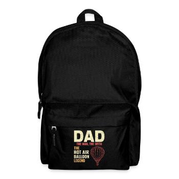 Hot Air Ballooning Hopper Balloon Dad Balloonist - Backpack - black - Front