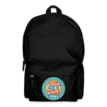 Schön das es Dich gibt - Rucksack - Schwarz - Vorne