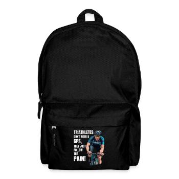 Swim Bike Run Triathlon Triathlete Athletics - Backpack - black - Front