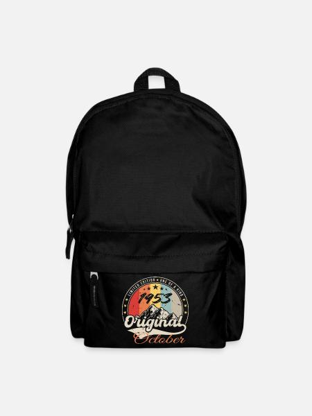 Oktober 1953 Geburtstagsgeschenk - Oktober 1953 - Rucksack - Schwarz